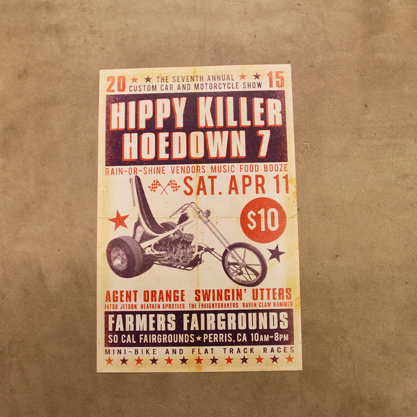 Hippy Killer Hoedown 7th Annual Poster
